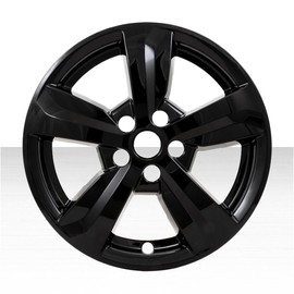 Set of 4 17" 5 Spoke Snap-On Wheel Skins for Kia Sorento LX 2021-2025 - Gloss Black