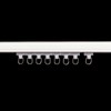 Hoeflife Ceiling Curtain Track Pulleys, 20PCS, Curtain Track Ceiling Mount,