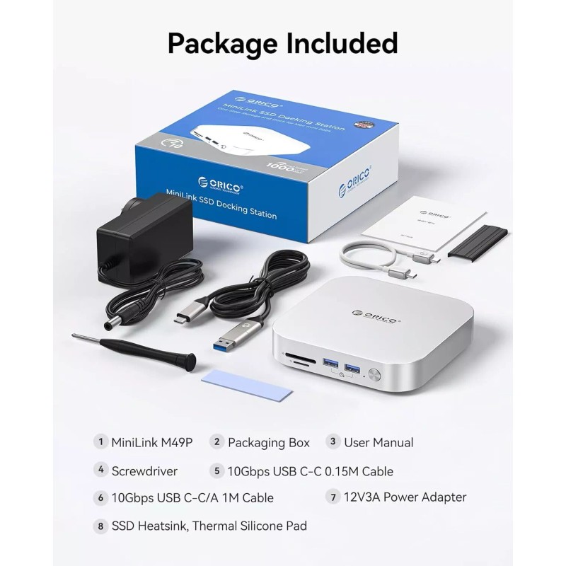 ORICO 9 IN1 40G/10G Mac Mini M4 USB Hub Compatibility