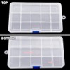 DuoFire Plastic Organizer Container Storage Box Adjustable Divider Removable Grid