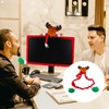 Lurrose Christmas Computer Screen Cover Reindeer TV Monitor Elastic Laptop