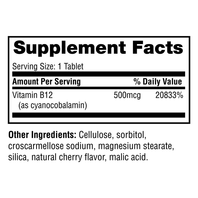 Twinlab B-12 Dots - Energy Production Support Supplements with Vitamin