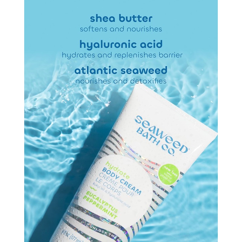 The Seaweed Bath Co. Body Cream, Eucalyptus & Peppermint