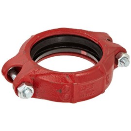 Dixon L03BU Ductile Iron Series L Pipe and Welding Fitting, Quick Release Coupling with Buna-N Gasket, 3" Size x 3-1/2" Pipe OD