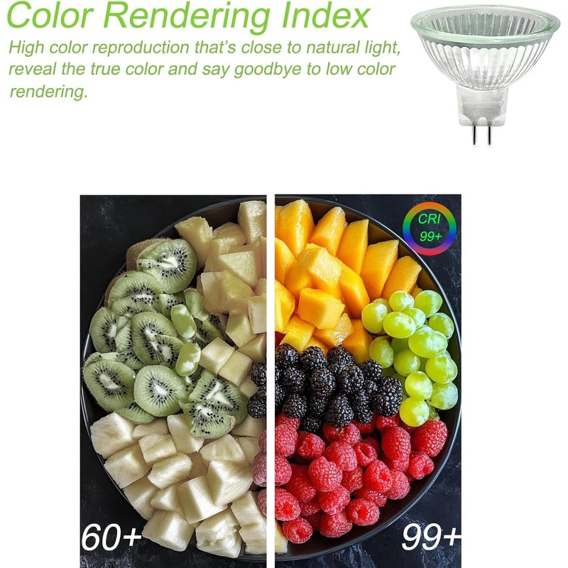 Trubuyware MR16 Halogen Bulbs 50 Watt, MR16 12 V 50