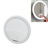 5.6inch Handheld Magnifying Makeup Mirror Triple Suction Cup 10X Magnification