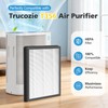 T356 Replacement Filter Compatible with Trucozie T356 Air Purifier, 3-IN-1