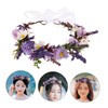 Vaguelly Daisy Headband Floral Hair Vine Lightweight Wedding Flower Hairband