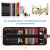Drawing Pencils Set, Sketch Set Cover Graphite Pencils, Charcoal Pencils,