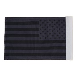 Hot Rides Durable Sleeve Boat Car Motorcycle Flag For Car and Boat USA Black 10 x 15 Inch
