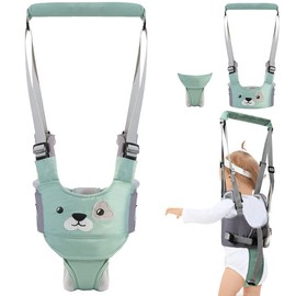 NARUTOO Baby Walking Helper, Adjustable Baby Walking Assistant Toddler and Walking Learning Helper Infant Walking Belt, Detachable Toddler Walking Harness for 6-36 Months Baby Infant Toddler Kids (A)