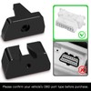 MLWIRD OBD2 Port Lock Black Aluminum Alloy OBD Diagnostic Port