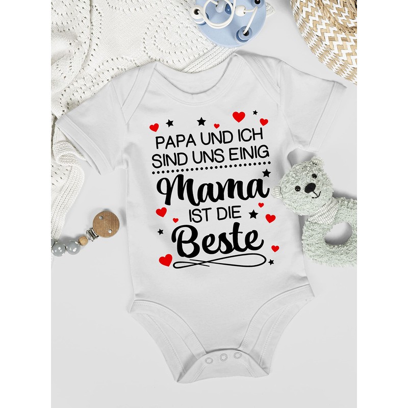 Shirtracer - Baby Bodysuit Boy Girl - Papa und ich