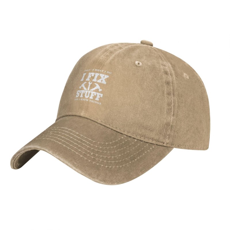 Men's I Fix Stuff and I Know Things Dad Hat