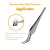 i-ENVY Press&Go Lash Applicator Tool, Nonstick Cluster Eyelash Tweezers for