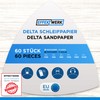 EffektWerk Delta Sandpapers (60 Pack 11 Holes) 105x152mm Triangular Sanding