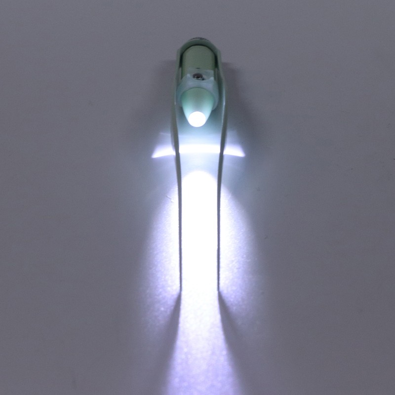 Ear Pick Tweezers Set USB Rechargeable LED Light Safe Professional