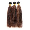 BilltiiWW P430 Curly Bundles Highlight Curly Human Hair Bundles Brown