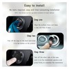 Dickno Bling Car Push Start Button Cover, Anti Scratch Ignition