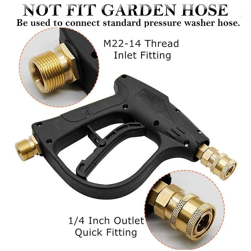 Foam Gun Adjustable Nozzle Brass Anti Leakage 33oz 1/4in Pressure