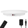 Motorized Rotating Display Stand, Angle Speed Adjustable Electric Rotating Turntable,