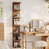 LitaEther Lack Wall Shelf,Display Floating Shelf (Solid Wood, 7 Tier)