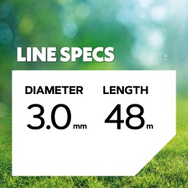 Oregon Yellow Square Strimmer Line Wire for Grass Trimmers and Brushcutters, Professional Grade Nylon, Fits Most Strimmers, 3.0 mm x 48 m (69-420-Y)