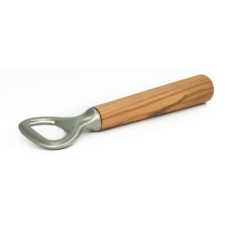 KokosnussEisen® - Premium Bottle Opener - Wooden Handle Olive Wood