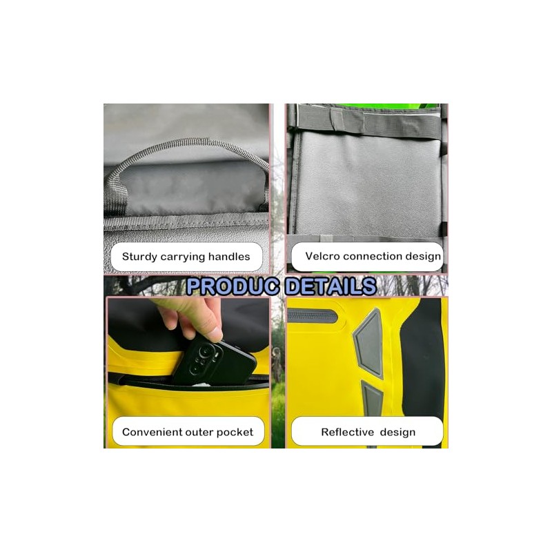Motorcycle Saddle Bag 60L Waterproof Motorcycle Bag Bags Engine Side