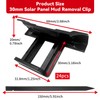 Pack of 24 Solar Panel Water Drain Clips 30 mm,