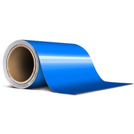 VViViD Smurf Blue Gloss Air-Release Adhesive Vinyl Pinstripe Tape Roll (4 Inch x 20ft)