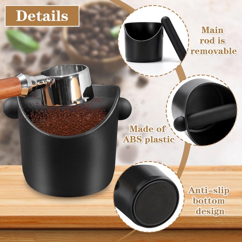 Coffee grounds tee container, 10 x 10 x 11 cm,