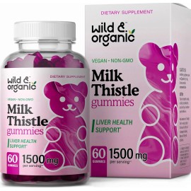 Gomma De Cardo De Leche Orgánica Salvaje - Suplemento De Híg