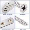 Flat Brackets for Wood, 20 Pcs Stainless Steel Mending Plates
