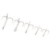 120PCS Treble Fishhooks Set High Carbon Steel High Strength Treble