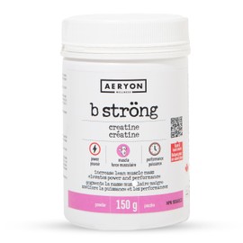 B Ströng Creatine for Women by Aeryon Wellness | Supports Muscle Development, Muscle Recovery, and Athletic Performance | Creatine Monohydrate Powder (150g, 30 servings)
