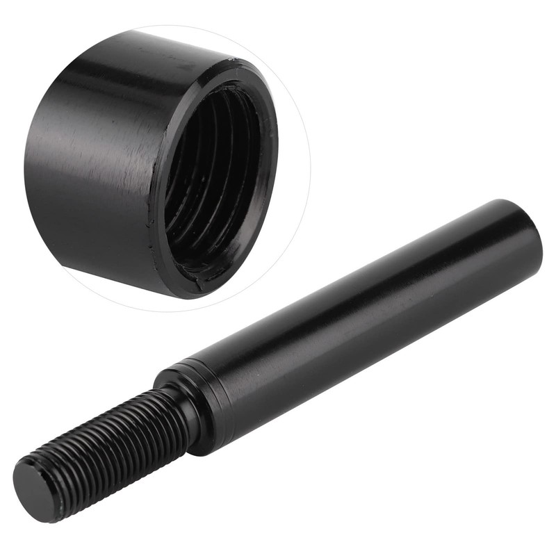 Shift Knob Extender，Manual Metal Chrome Gear Shift Knob 3in Extension