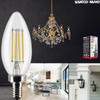 Satco Lighting S21273-5.5 Watt B11 LED Clear Dimmable Light Bulbs