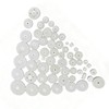 BRIIKPP Gears Set of 72 Plastic Gears for DIY Car