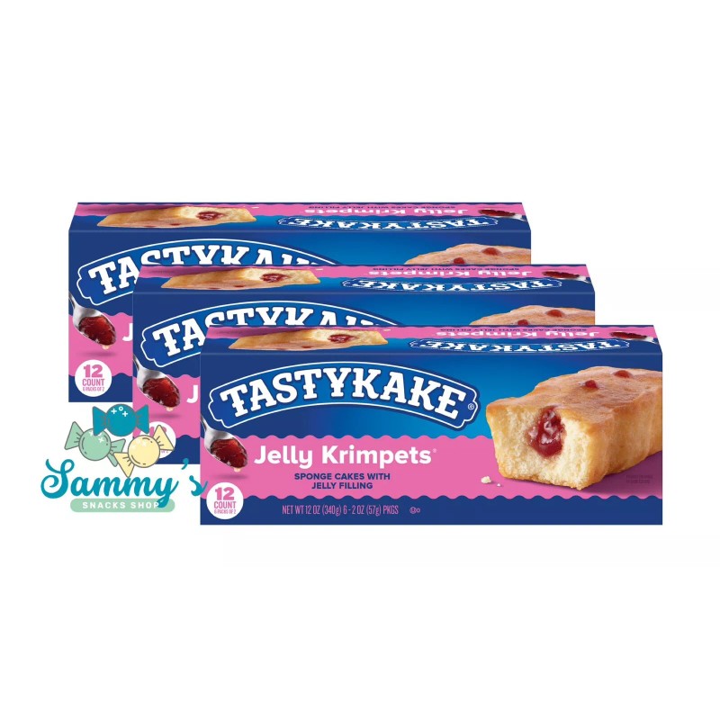 Tastykake Jelly Krimpets 3 Boxes