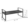 DPZM 16.5-27’’L Stackable Kitchen Cabinet Organizer, Adjustable Metal Counter Shelf,