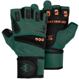 Crown Gear Weightlifting Gloves for Crossfit Workout Training - Fitness Gym Bodybuilding Gloves for Men or Women - Best for Heavy Weight Lifting Exercise Integrated Full Wrist Support Wraps (M)