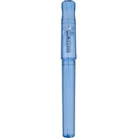 PILOT Pluma Fuente Kakuno, barril color azul traslúcido, punto mediano, estuche con una pieza