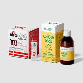 non-polact [Children's Calcium Vitamin D + Lactic Acid Bacteria SET] Biporacto 100 + Doctor Line Cald K Kids Liquid Nutrient Intestinal Health / [유소아칼슘비타민D+유산균SET] 비포락토 100+닥터라인 칼디케이키즈 액상영양제 장건강