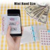 2Pcs Mini Money Saving Binder, 1000 Envelopes Saving Money Cash