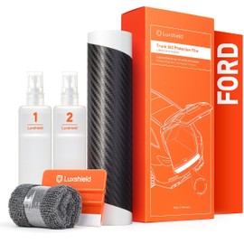 Luxshield Car Bumper Protector Set Ford Tourneo Connect 3 (III) I 2022 - 2024 - Rear Bumper guards for cars, anti scratch, Paint Protector For Sill Lip - Carbon Black