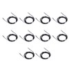 10Pcs Temperature Sensor Probe NTC Thermistor Temp Transducer Cold Pressed