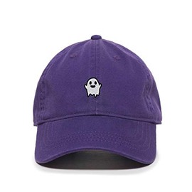 DSGN By DNA Ghost Baseball Cap Embroidered Cotton Adjustable Dad Hat Purple