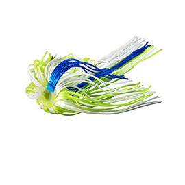 War Eagle WESK36 War Skirt Artificial Fishing Bait, White Chartreuse Blue