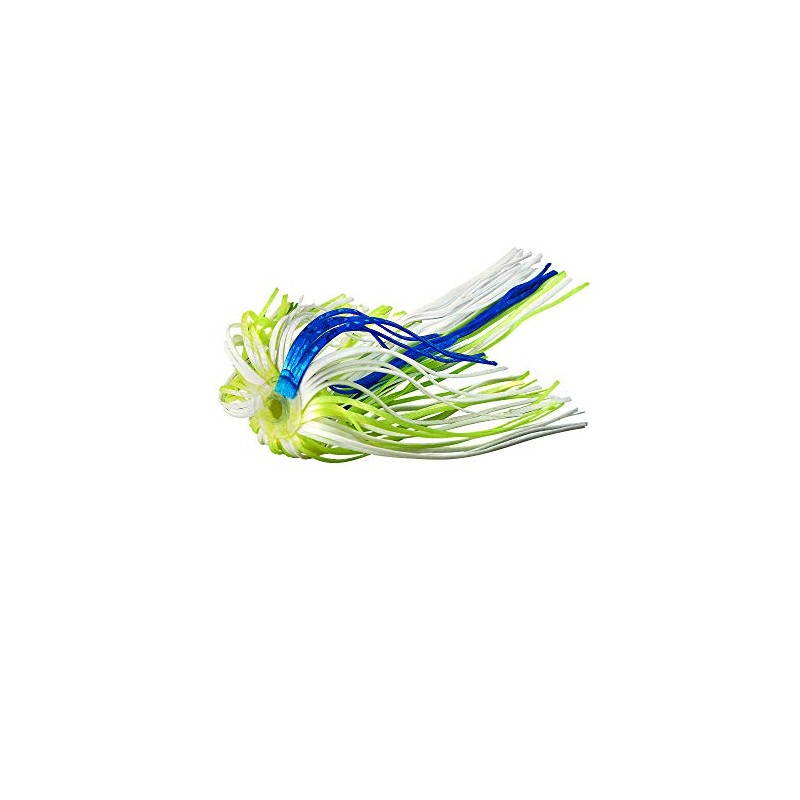 War Eagle WESK36 War Skirt Artificial Fishing Bait, White Chartreuse